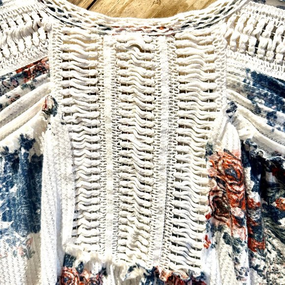 Gimmicks Boho Flower Top Blouse Shirt-XS - Picture 8 of 10